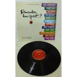 Remember How Great...? ~ Vinyl LP ~ 1961 Columbia ~ Jazz/ Big Band
